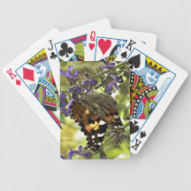 American Painted Lady Butterfly Gaming Cards Deck Of Cards
