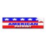 American Patriot Bumper Sticker