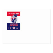 American Patriot Day Poster 911 Greeting Card Business Card Template