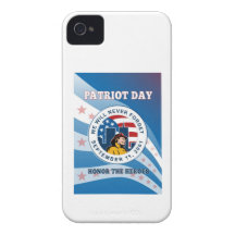 American Patriot Day Remember 911  Poster Case-Mate iPhone 4 Cases