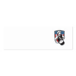 American Patriot Drummer With Flag Business Card Templates