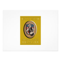 American Patriot Independence Day Poster Greeting Custom Announcement