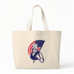 American Patriot Minuteman Stars and Stripes flag Canvas Bag