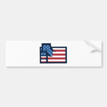 American Patriotic Fist Bumper Sticker
