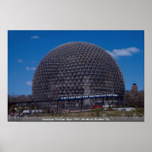 American Pavilion, Expo 1967, Montreal, Quebec, Ca Poster