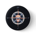 American Pirate Rose Pins