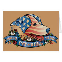 American Pit Bull Terrier Greeting Card