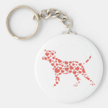 American Pit Bull Terrier Keychain