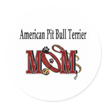 American Pit Bull Terrier Mom Sticker