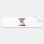 AMERICAN PITBULL AF3 PUNISH THE DEED BUMPER STICKERS