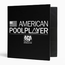 American Pool Player 3 Ring Binder