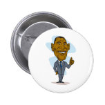 American President Barack Obama thumbs up buttons