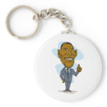 American President Barack Obama thumbs up keychains