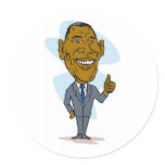 American President Barack Obama thumbs up stickers