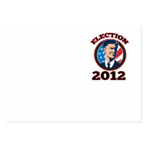 American Presidential Candidate Mitt Romney retro Business Card