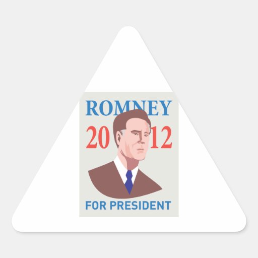 American Presidential Candidate Mitt Romney retro Stickers
