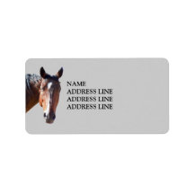 American Quarter Horse - Western Return Address Personalized Address Label