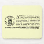 American Railroads United For Victory Mouse Pads