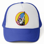 American revolutionary soldier with stars stripes hat