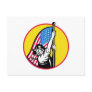 American revolutionary soldier with stars stripes post card