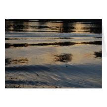 American River Ripples Greeting Card