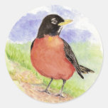 American Robin, Bird, Nature, Wildlife, Sticker