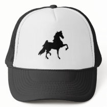 American Saddlebred Horse Mesh Hat