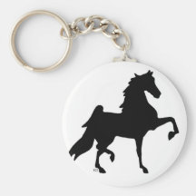 American Saddlebred Horse Key Chain