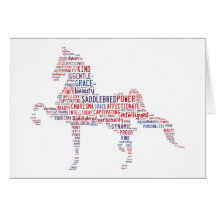 American Saddlebred Note Card