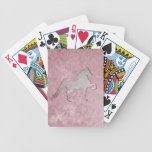 American Saddlebred Weathered Purple Playing Cards