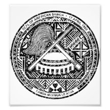 American Samoa Coat Of Arms Art Photo
