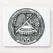 American Samoa Coat Of Arms Mouse Pads
