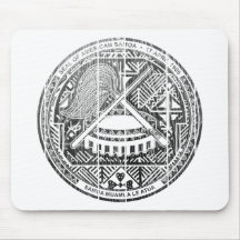 American Samoa Coat Of Arms Mousepads
