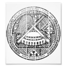 American Samoa Coat Of Arms Photographic Print