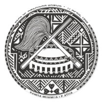 american samoa coat of arms sticker