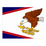 American Samoa High quality Flag Post Card