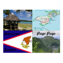 American, Samoa, Pago Pago postcard