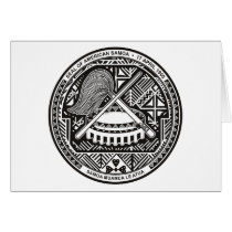 American Samoa Seal Greeting Card cards