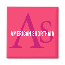 American Shorthair Monogram Design