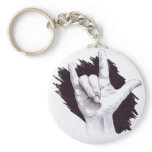AMERICAN SIGN LANGUAGE I LOVE YOU KEY CHAIN