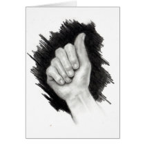 AMERICAN SIGN LANGUAGE: LETTER A GREETING CARD