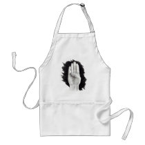 AMERICAN SIGN LANGUAGE LETTER "B" APRONS