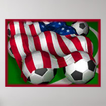 American Soccer Poster