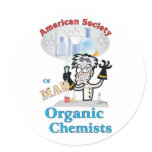 American Society of Mad Organic Chemists Round Sticker