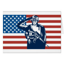 american soldier military serviceman greeting cards