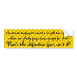 American taxpayers want a simple tax system bumper stickers