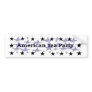 American Tea Party Political Gear Bumper Sticker
