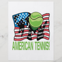 American Tennis Personalized Flyer