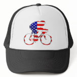 American USA Cycling Cyclists Bicycle Gear Mesh Hat