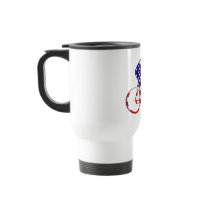 American USA Cycling Cyclists Bicycle Gear Coffee Mug